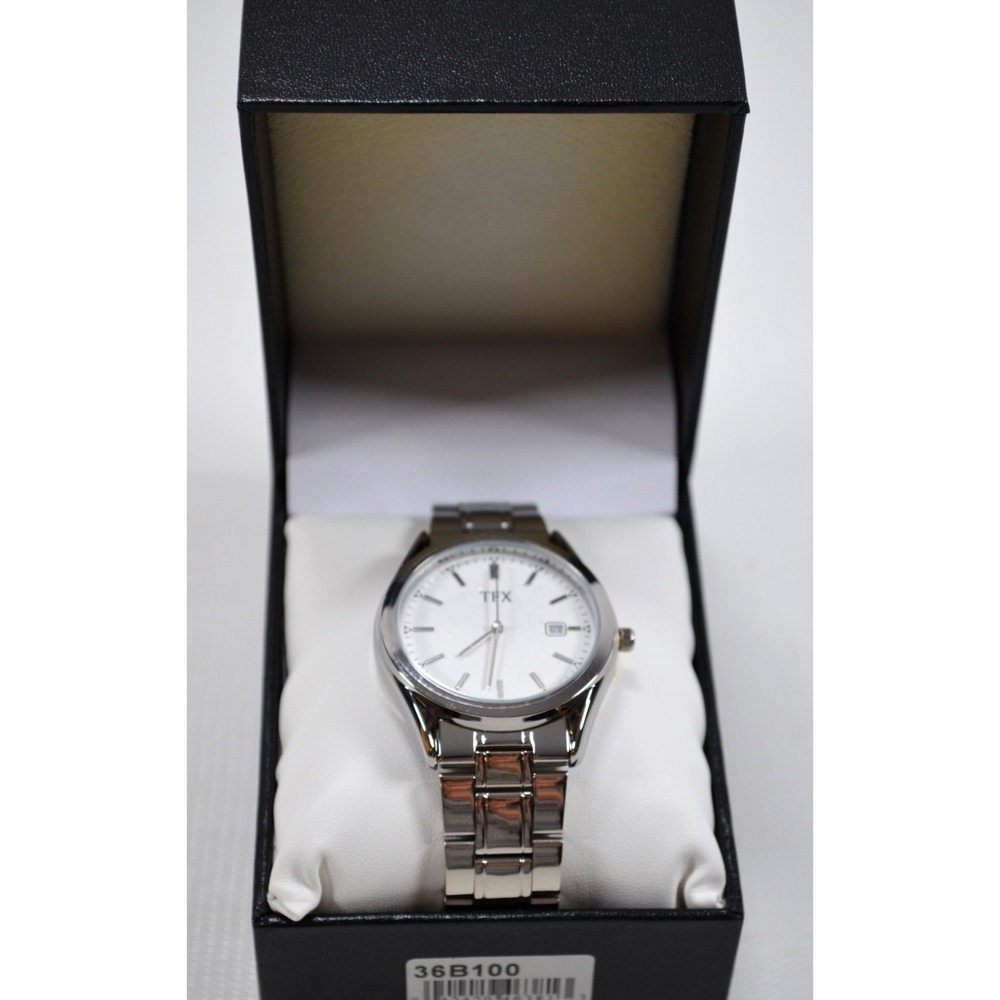 TFX by‎ Bulova Men's Stainless Steel Watch 36B100 New In Box